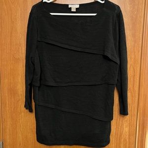 Ann Taylor Loft Black Women’s Shirt/ Blouse Size XL.